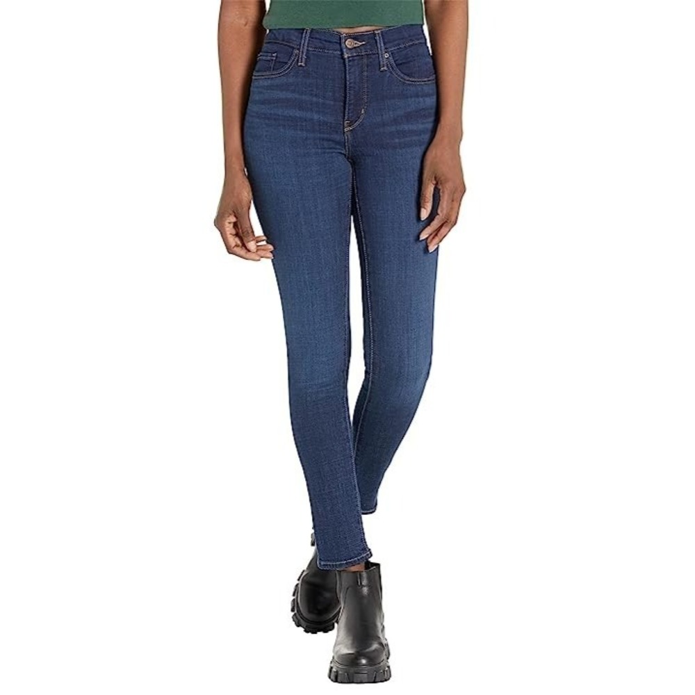 Levis 311 Shaping Skinny Womens Jeans 25x28 Blue Mid Rise Stretch Denim 5-Pocket